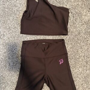Peloton Brown Athletic Shorts